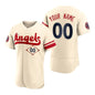 Custom Los Angeles Angels Cream Stitched 2022 City Connect Jersey Baseball Jerseys